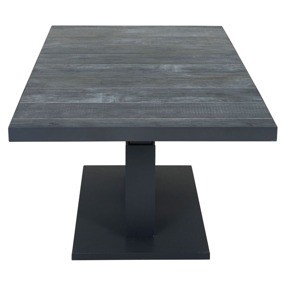 Høydejustering på Uttrekkbart hagebord Talina aluminium/keramikk 140/180x90 cm