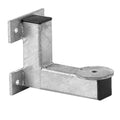 Veggkonsoll Z for parasoll 180mm galvanisert stål fra Glatz, sett forfra