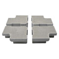 Vektsett for parasollfot M4/180 betong 150 kg Glatz for stabil parasollfot